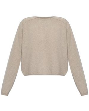 Lisa Yang Lexia Cropped Jumper - White