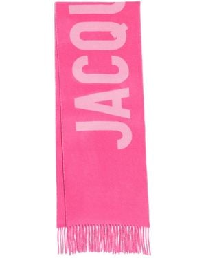 Jacquemus Fringed Scarf - Pink
