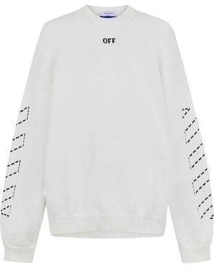 Off-White c/o Virgil Abloh Arrows Crew Neck Sweatshirt - White