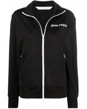 Palm Angels Side-Stripe Track Jacket - Black