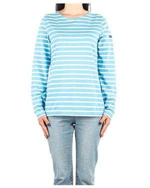 Saint James Striped T-Shirt - Blue