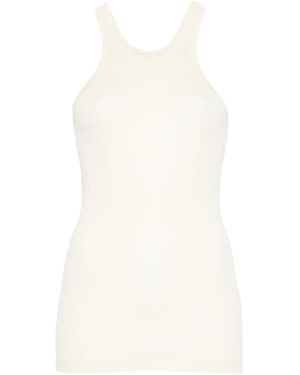 Sportmax Crew Neck Vest - White
