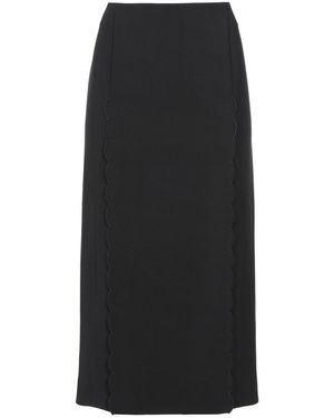 Chloé Low-Waist Straight Skirt - Black