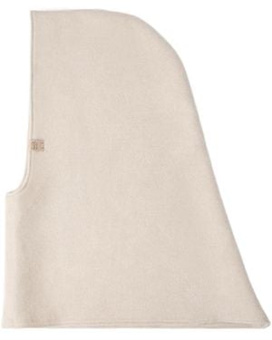 Brunello Cucinelli Logo-Label Balaclava - White