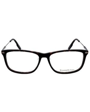 ZEGNA Rectangle Frame Glasses - White