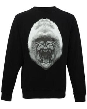 Marcelo Burlon Animal Printed Long-Sleeved T-Shirt - Black