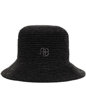 Anine Bing Cabana Fisherman's Hat - Black