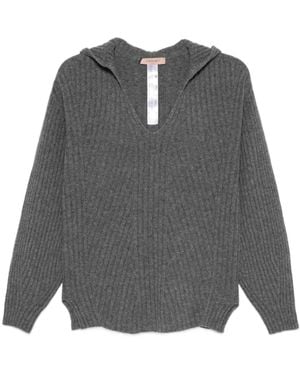 Twinset Ribbed Jumper - Grey