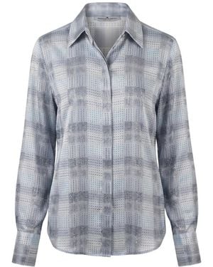 Ermanno Scervino Long-Sleeved Shirt - Blue