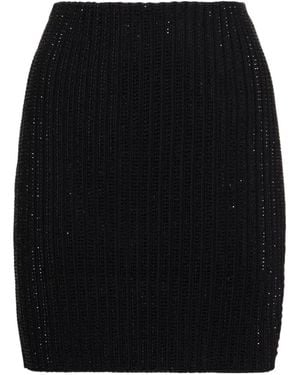 David Koma Slit Skirt - Black
