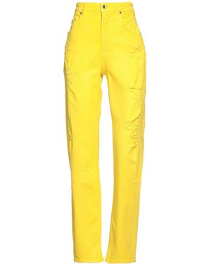 Dolce & Gabbana Denim Trousers - Yellow