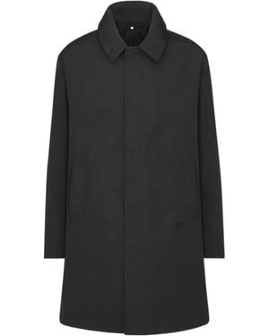 Dior Homme Collared Trench Coat - Black