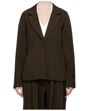 Co. Button Blazer - Black