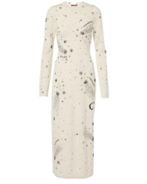 Altuzarra Ellima Printed Wool And Silk Maxi Dress - Natural