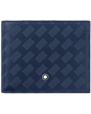 Montblanc Leather Wallet - Blue