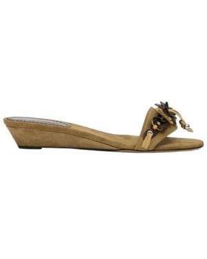 Isabel Marant Decorative Shoelace Sandals - Brown
