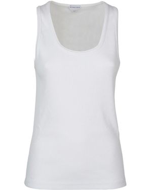 Bottega Veneta Crewneck Tank Top - White