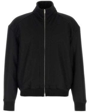 Jil Sander High-Collar Jacket - Black