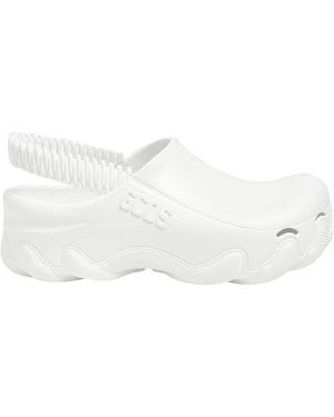 サンダル・ミュール GCDS SS24 White rubber GCDS slippers (A1OU4900ACO 10) Women′s Slippers and Slides | for House | Designer | GCDS