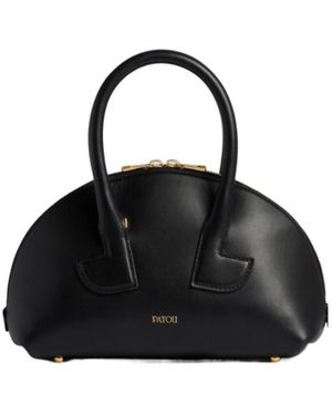Patou Le Bowling Tote Bag - Black