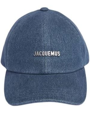 Jacquemus La Casquette Gadjo Cotton Hat - Blue
