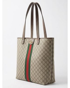 Gucci Ophidia Medium Tote Bag - White