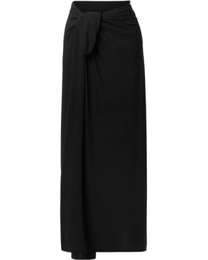 Norma Kamali Wrap Skirt - Black