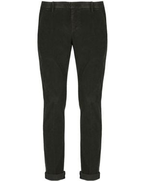 Dondup Slim Corduroy Pants - Black