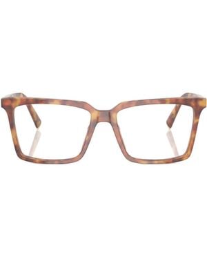 Miu Miu Eyewear Square-Frame Glasses - White