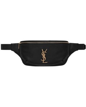 Saint Laurent Monogram Belt Bag - Black