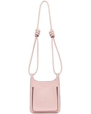 MCM Mini Hummel Shoulder Bag - Pink
