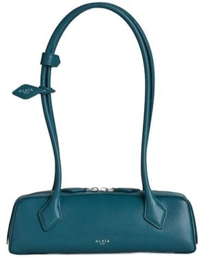 Alaïa Small Le Teckel Shoulder Bag - Blue