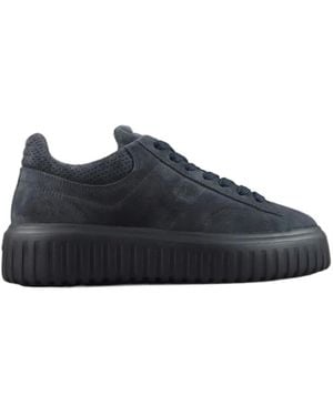 Hogan H-Stripes Sneakers - Blue