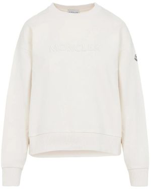 Moncler Long-Sleeved Sweatshirt - White
