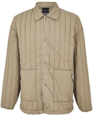 Rains Quilted Long-Sleeved Casual Jacket - Green