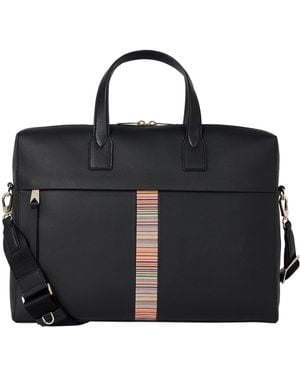 Paul Smith Leather Briefcase - Black