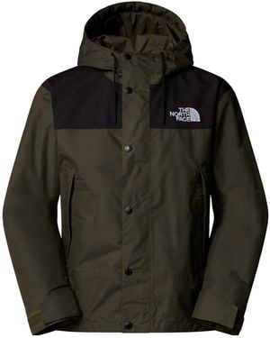 The North Face Color-Block Hooded Shell Jacket - Black