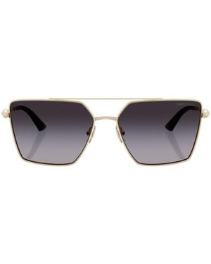 Jimmy Choo Eyewear Square Frame Sunglasses - White