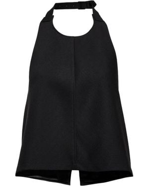 Wardrobe NYC Halter Neck Top - Black