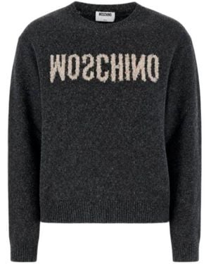 Moschino Long-Sleeved Sweater - Black