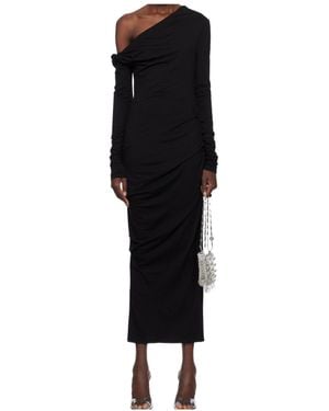 Paris Georgia Basics Off-Shoulder Dress - Black