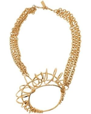 Chloé Chloé Tulip Sculptural Chain Necklace - Metallic