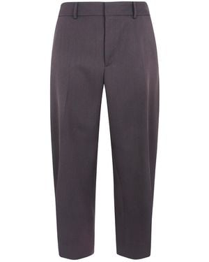 Studio Nicholson Casual Pants With Belt Loops - Blue