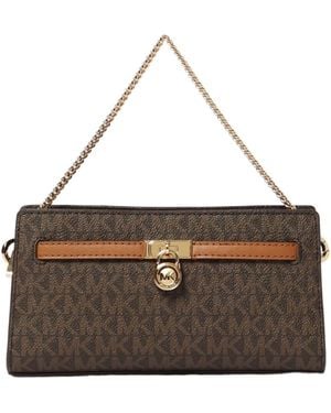 Michael Kors Michael Hamilton Moderne Extra-Small Signature Logo Crossbody Bag - Brown