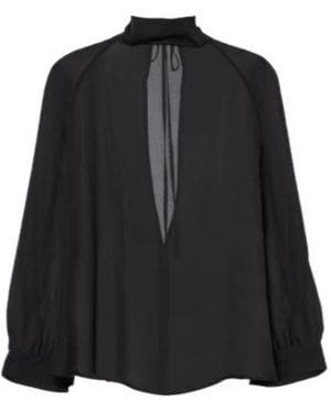 Nili Lotan Tie Shirt - Black