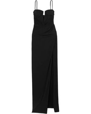 Brandon Maxwell Ruched Jersey Gown - Black