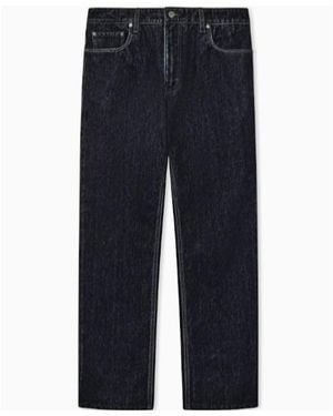 Emporio Armani J76 Straight Fit Jeans - Blue