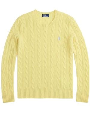 Polo Ralph Lauren Cable-Knit Knitted Jumper - Yellow