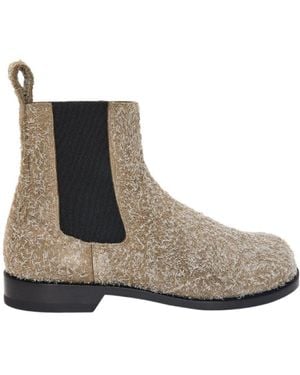 Loewe Brushed Campo Chelsea Boots - Grey