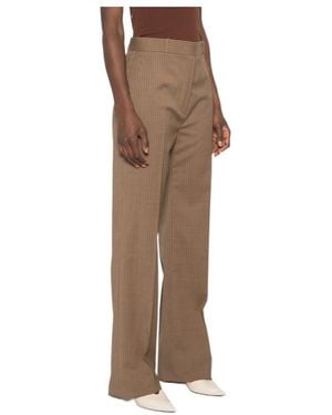 Max Mara Casual Pants With Belt Loops - Brown